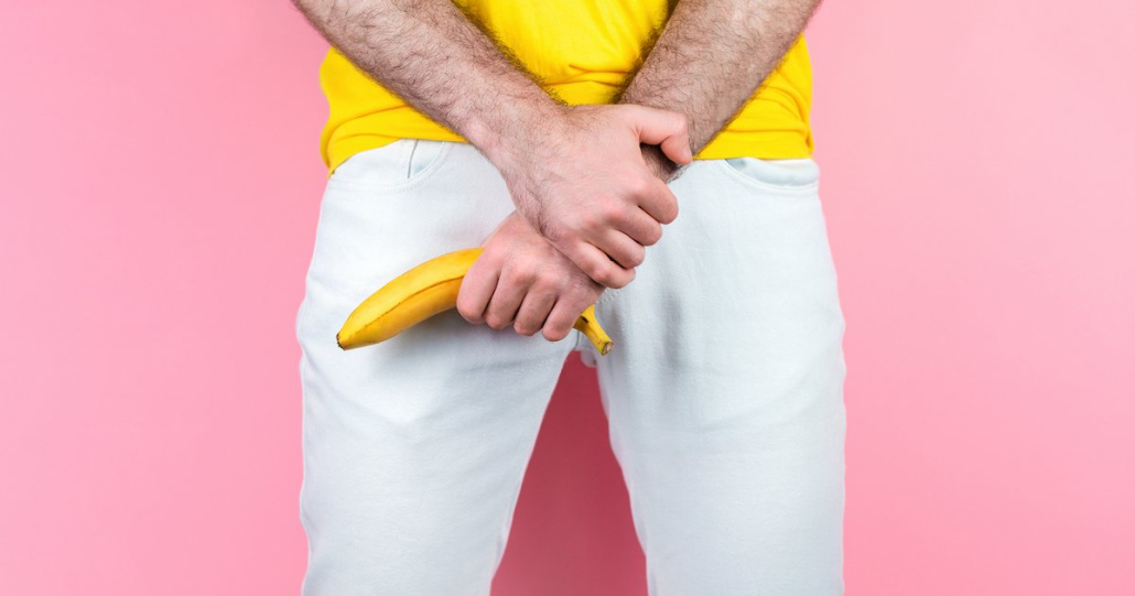 Photo illustration d'un homme avec une banane